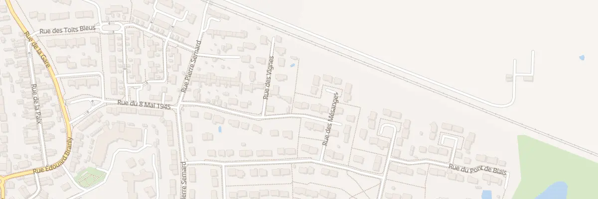 Plan du 35 Rue de la Petite Bretagne à Trélazé