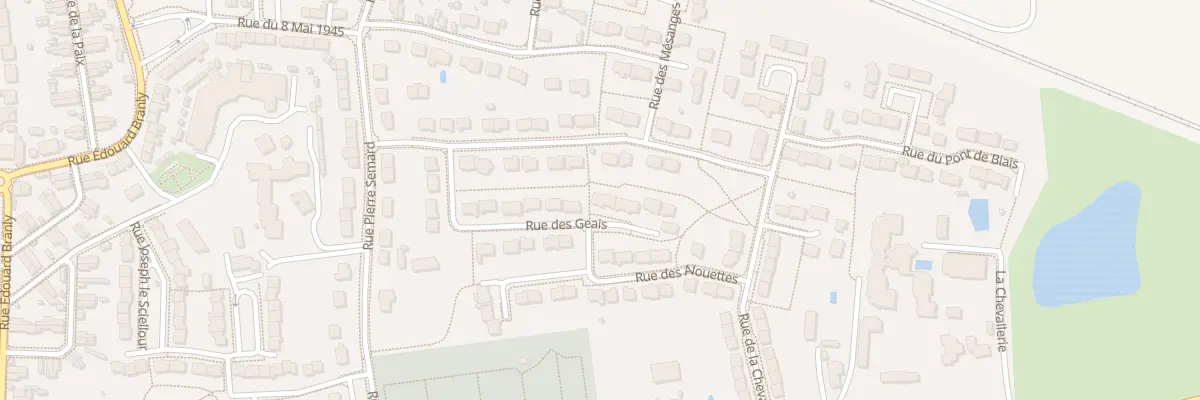 Plan du 13 Rue des Geais à Trélazé