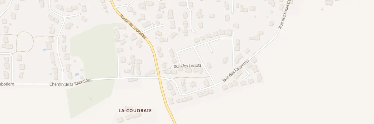 Plan du 2 Rue des Loriots à Tiercé