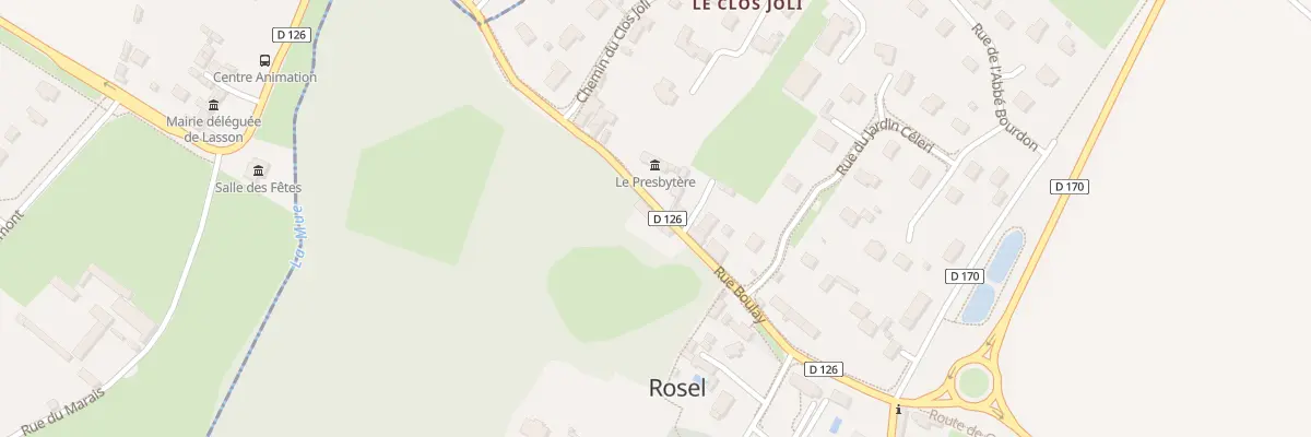 Plan du 2 Rue Boulay à Rosel