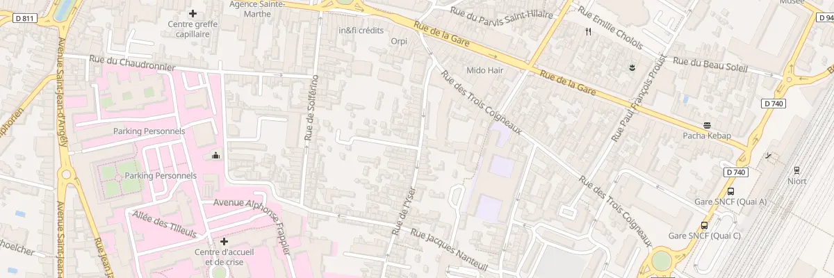 Plan du 32 Rue de l’Yser à Niort