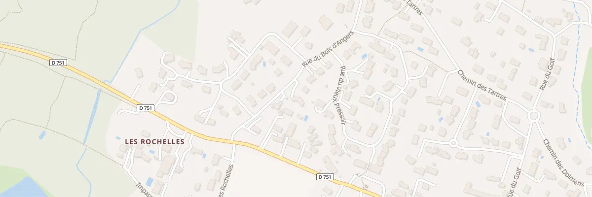 Plan du 23 Rue du Bois d’Angers aux Garennes sur Loire