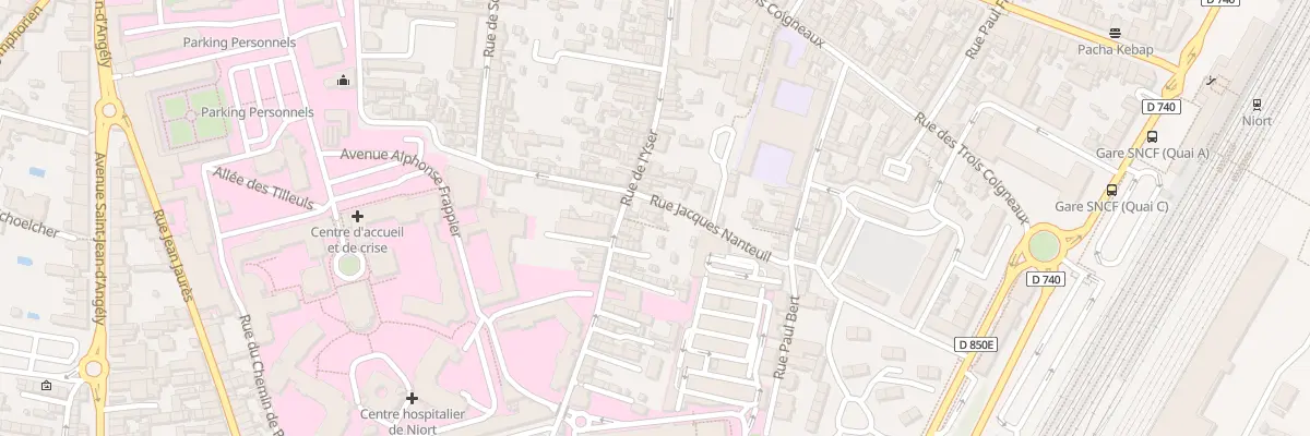 Plan du 31F Rue de l’Yser à Niort
