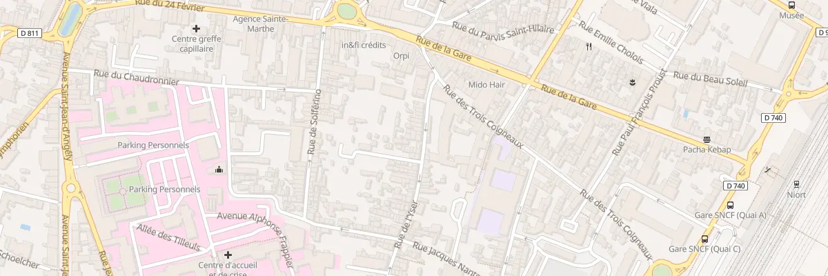 Plan du 30K Rue de l’Yser à Niort