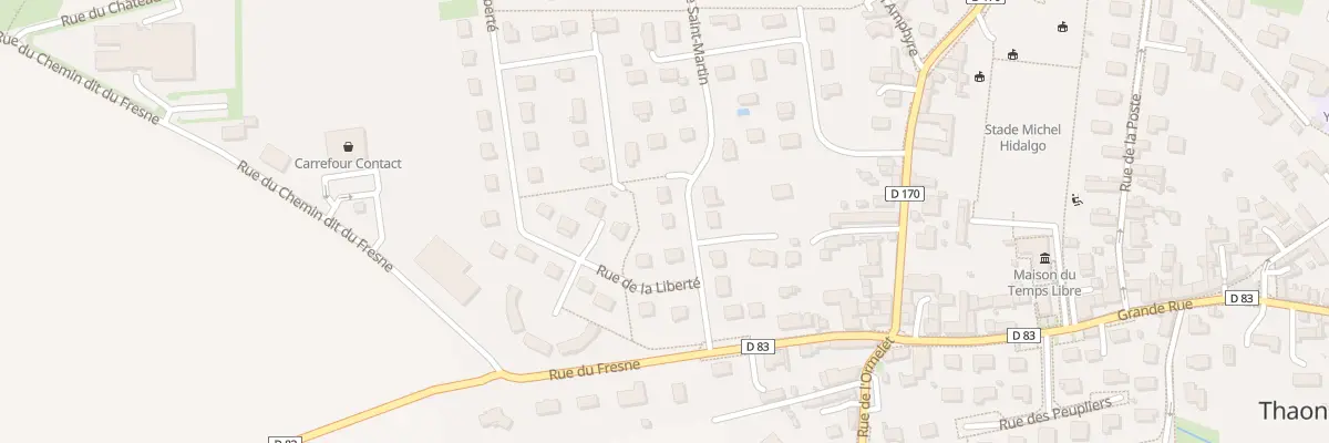 Plan du 1 Rue Saint Martin à Périers-sur-le-Dan