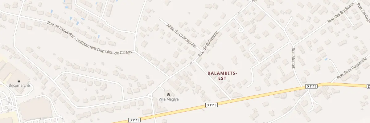 Plan du 4 Rue de Balambits à Beautiran