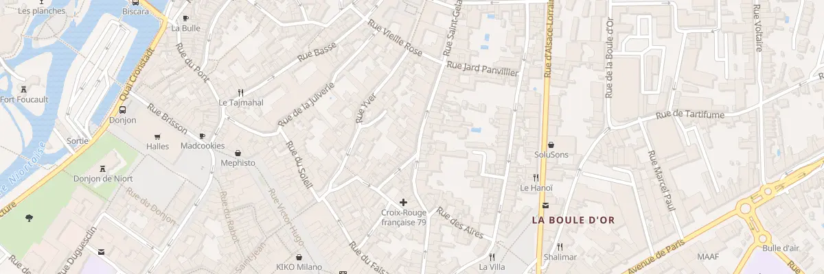 Plan du 37 Rue Saint Gelais à Niort