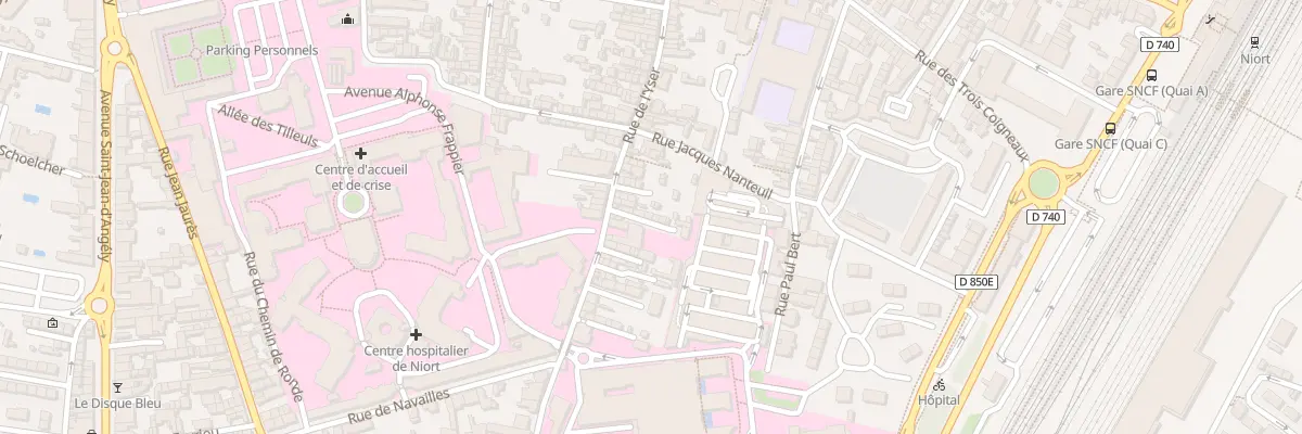 Plan du 51D Rue de l’Yser à Niort