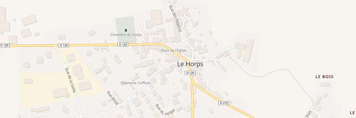 Plan du 1 Rue des Forges au Horps