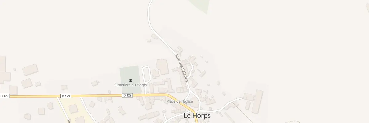 Plan du 24 Rue des Pelerins au Horps
