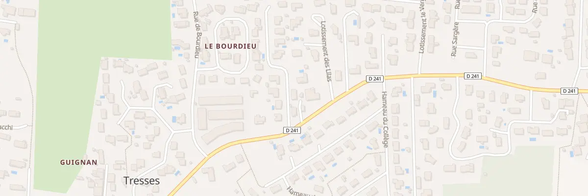 Plan du 32Q Av des Trois Lieues à Tresses