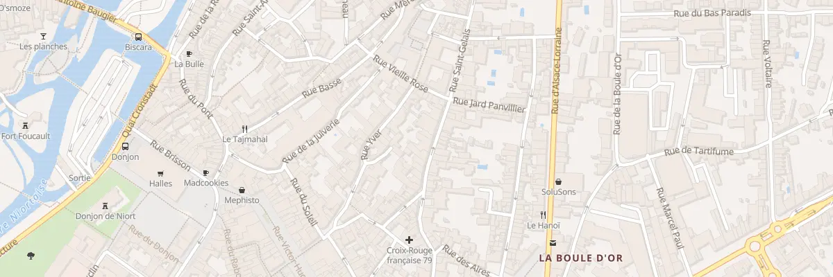 Plan du 45 Rue Saint Gelais à Niort