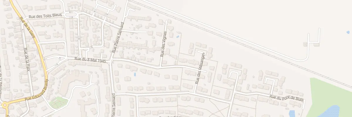 Plan du 33 Rue de la Petite Bretagne à Trélazé