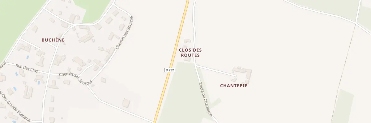 Plan du 5805 Chantepie aux Garennes sur Loire