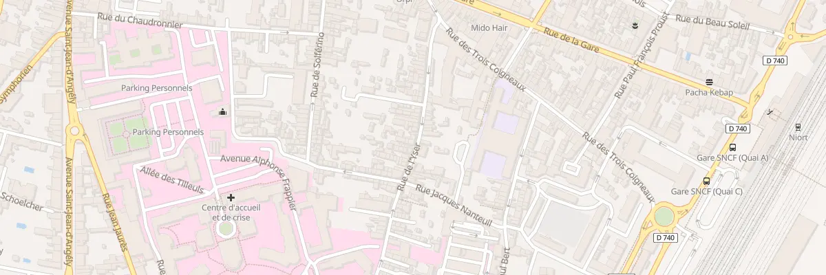 Plan du 52 Rue de l’Yser à Niort