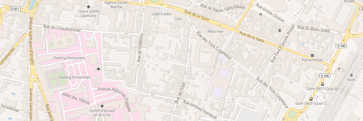 Plan du 30B Rue de l’Yser à Niort