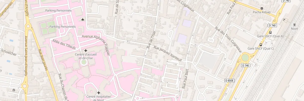 Plan du 31D Rue de l’Yser à Niort