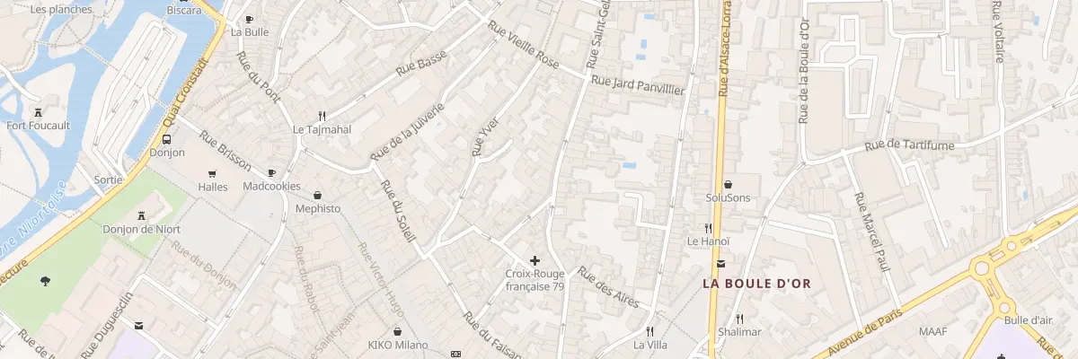 Plan du 35 Rue Saint Gelais à Niort