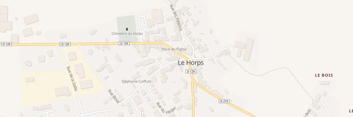 Plan du 2 Rue des Tisserands au Horps