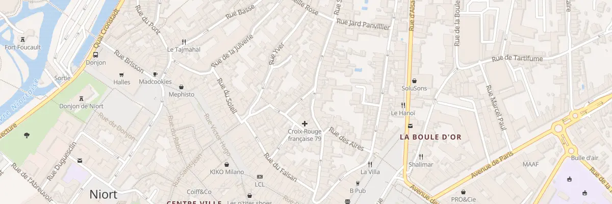 Plan du 26 Rue Saint Gelais à Niort