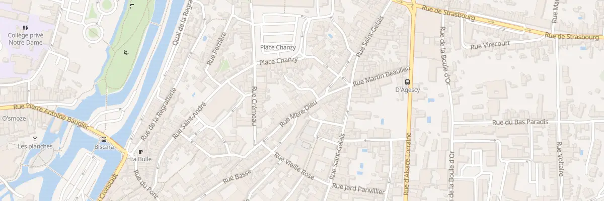 Plan du 20 Rue Mère-dieu à Niort