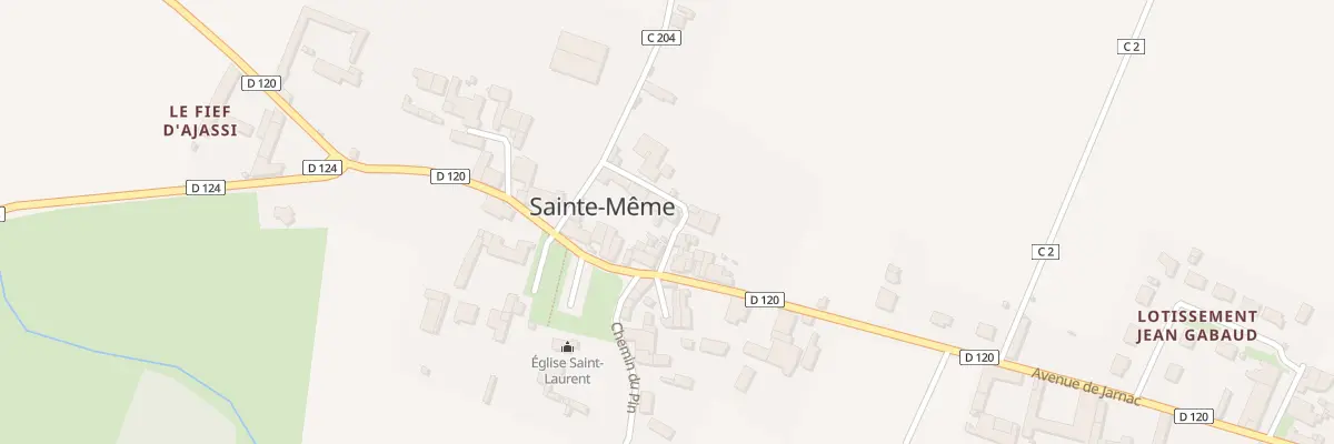 Plan du 5037 Le Bourg Nord à Sainte-Même