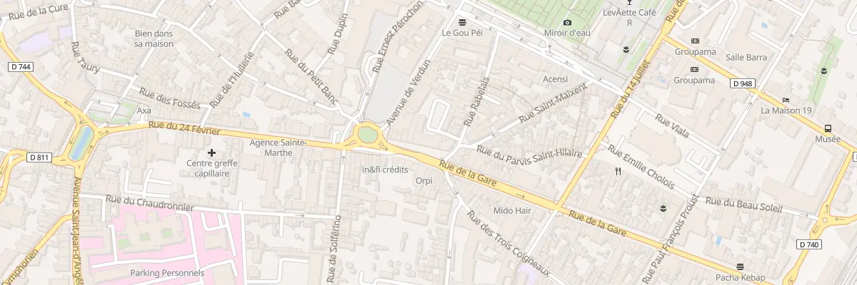 Plan du 17 Rue de la Gare à Niort
