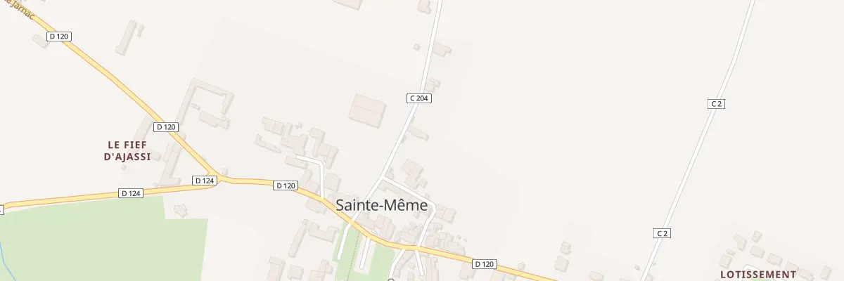 Plan du 5020 Le Bourg Nord Ouest à Sainte-Même