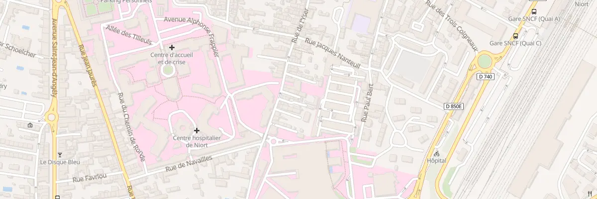 Plan du 55G Rue de l’Yser à Niort