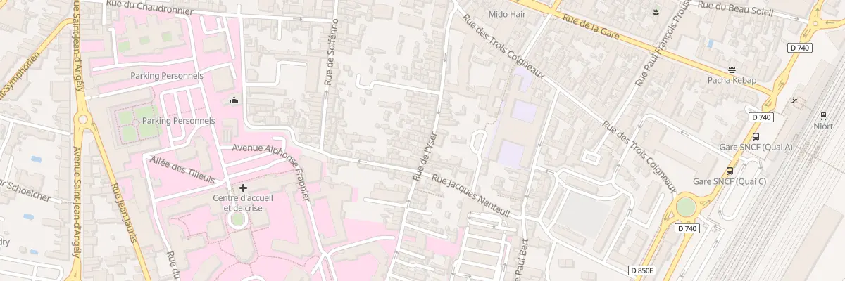 Plan du 58G Rue de l’Yser à Niort