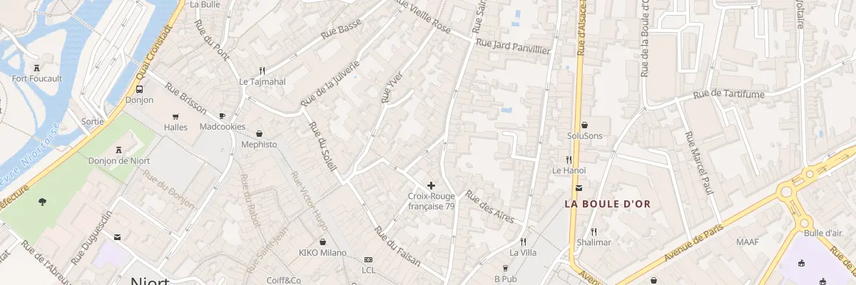 Plan du 27 Rue Saint Gelais à Niort
