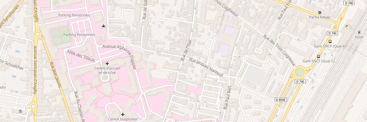 Plan du 33 Rue de l’Yser à Niort