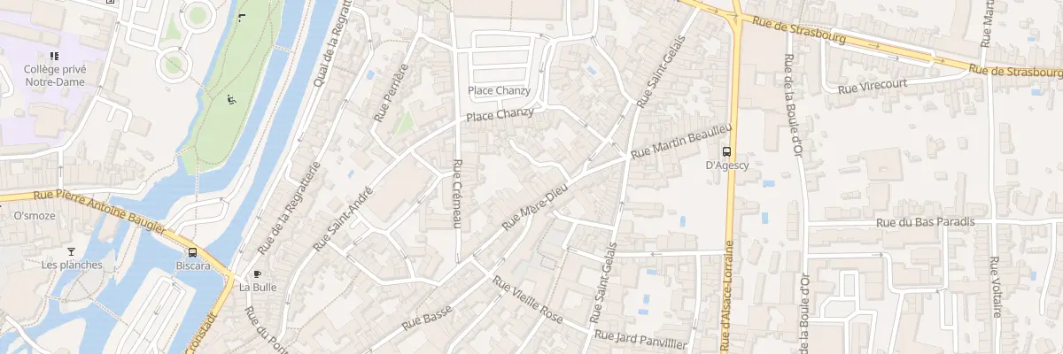 Plan du 14G Rue Mère-dieu à Niort
