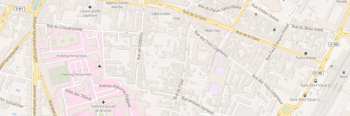 Plan du 30C Rue de l’Yser à Niort