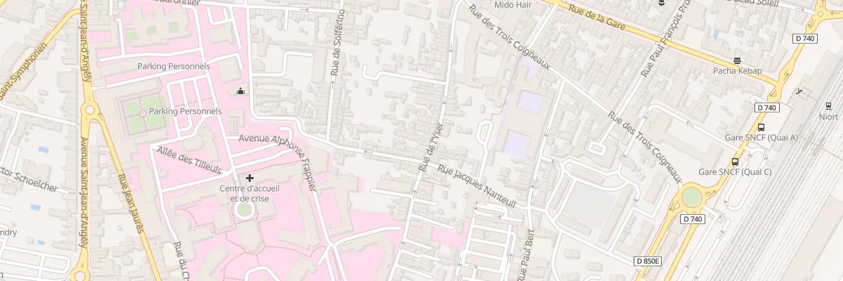 Plan du 64L Rue de l’Yser à Niort