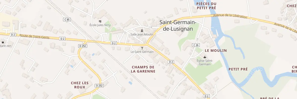Plan du 12 Av de l’Europe à Saint-Germain-de-Lusignan