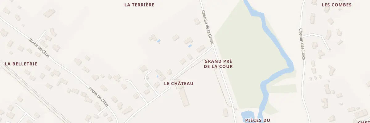 Plan du 17 Rue du Chateau à Saint-Germain-de-Lusignan
