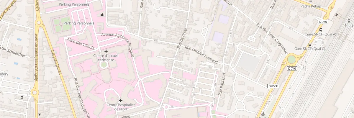 Plan du 43 Rue de l’Yser à Niort