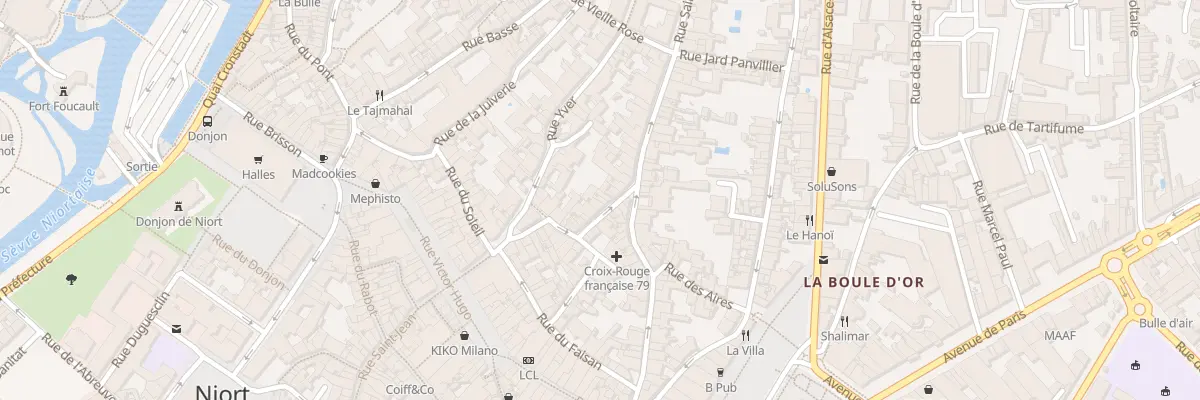 Plan du 23 Rue Saint Gelais à Niort