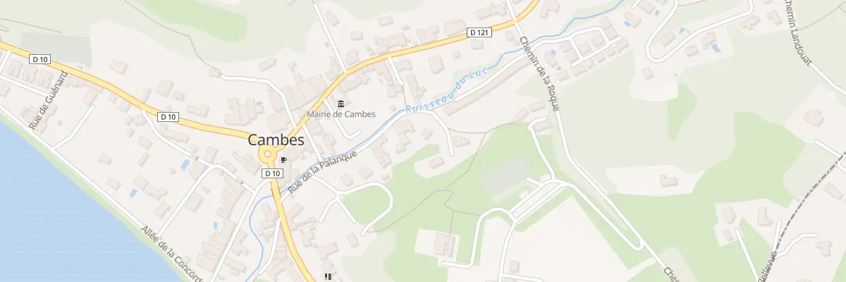 Plan du 227 Rue de la Palanque à Cambes