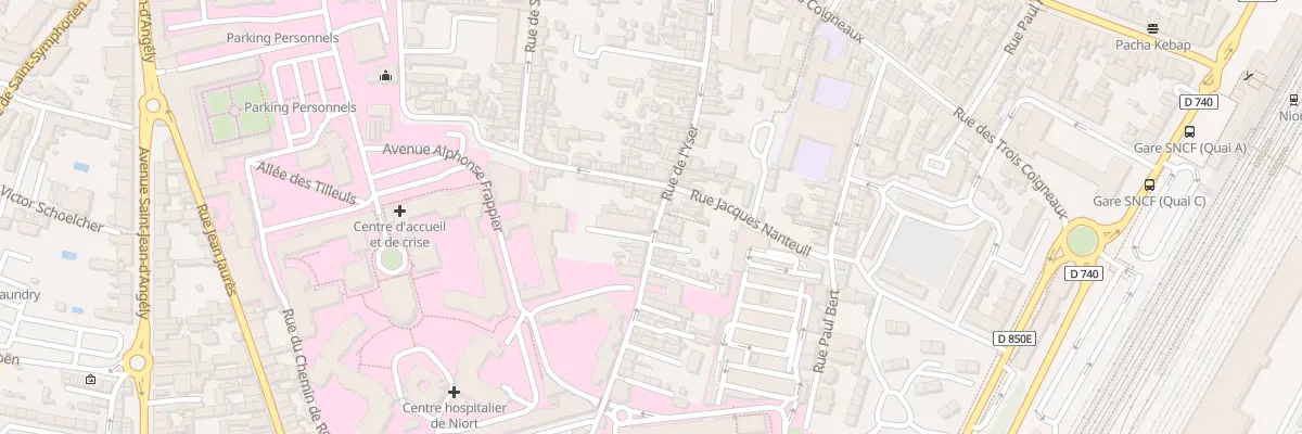 Plan du 72 Rue de l’Yser à Niort