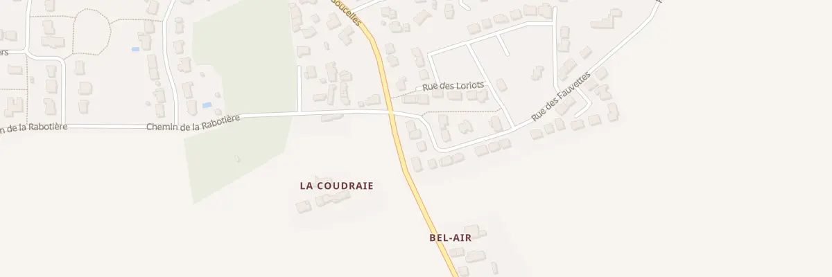 Plan du 35 Rue des Fauvettes à Tiercé