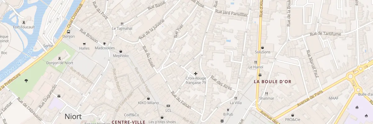 Plan du 15 Rue Saint Gelais à Niort