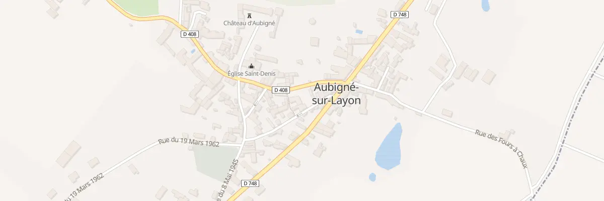 Plan du 5 Rue d’Anjou à Aubigné-sur-Layon
