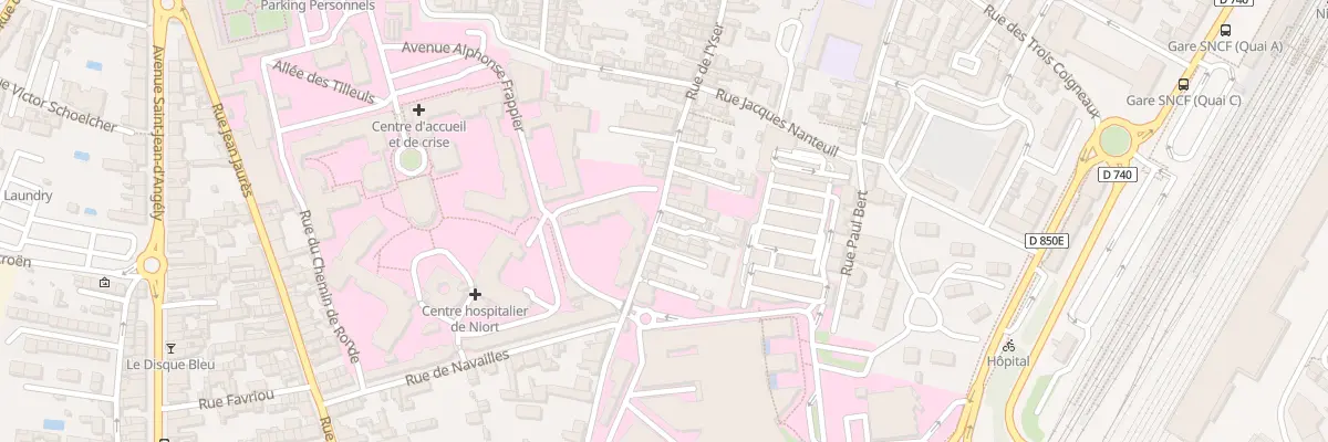 Plan du 59A Rue de l’Yser à Niort