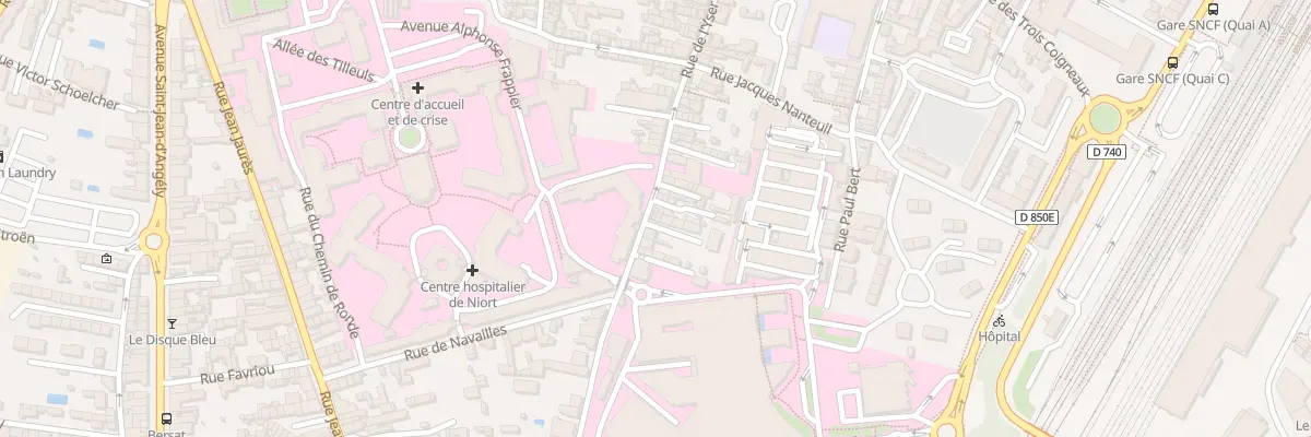 Plan du 63A Rue de l’Yser à Niort