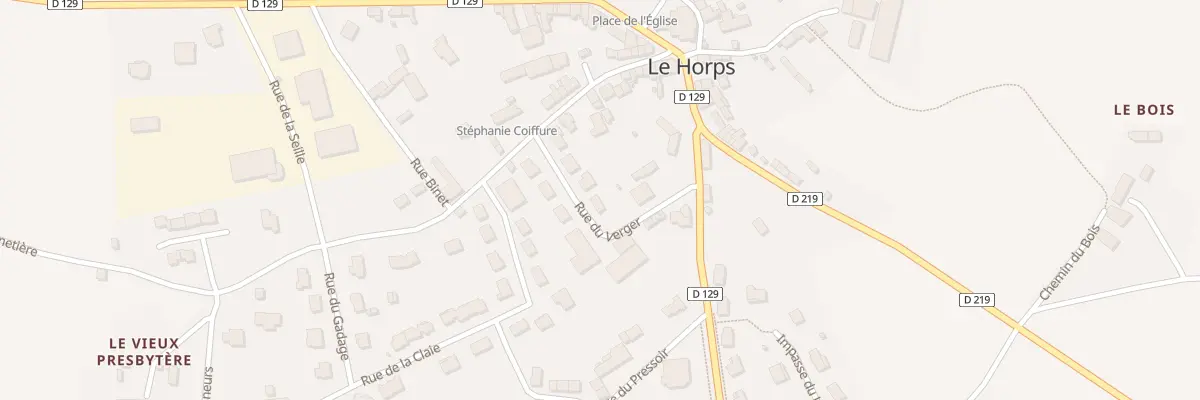 Plan du 7 Rue du Verger au Horps
