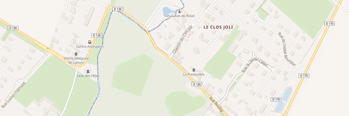 Plan du 3 Rue Boulay à Rosel