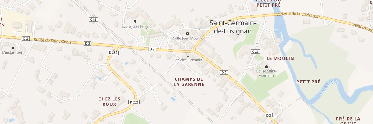 Plan du 5312 Le Bourg Sud à Saint-Germain-de-Lusignan