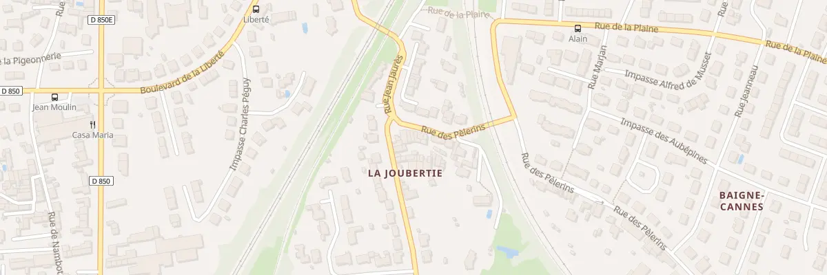 Plan du 6 Rue des Pélerins à Niort